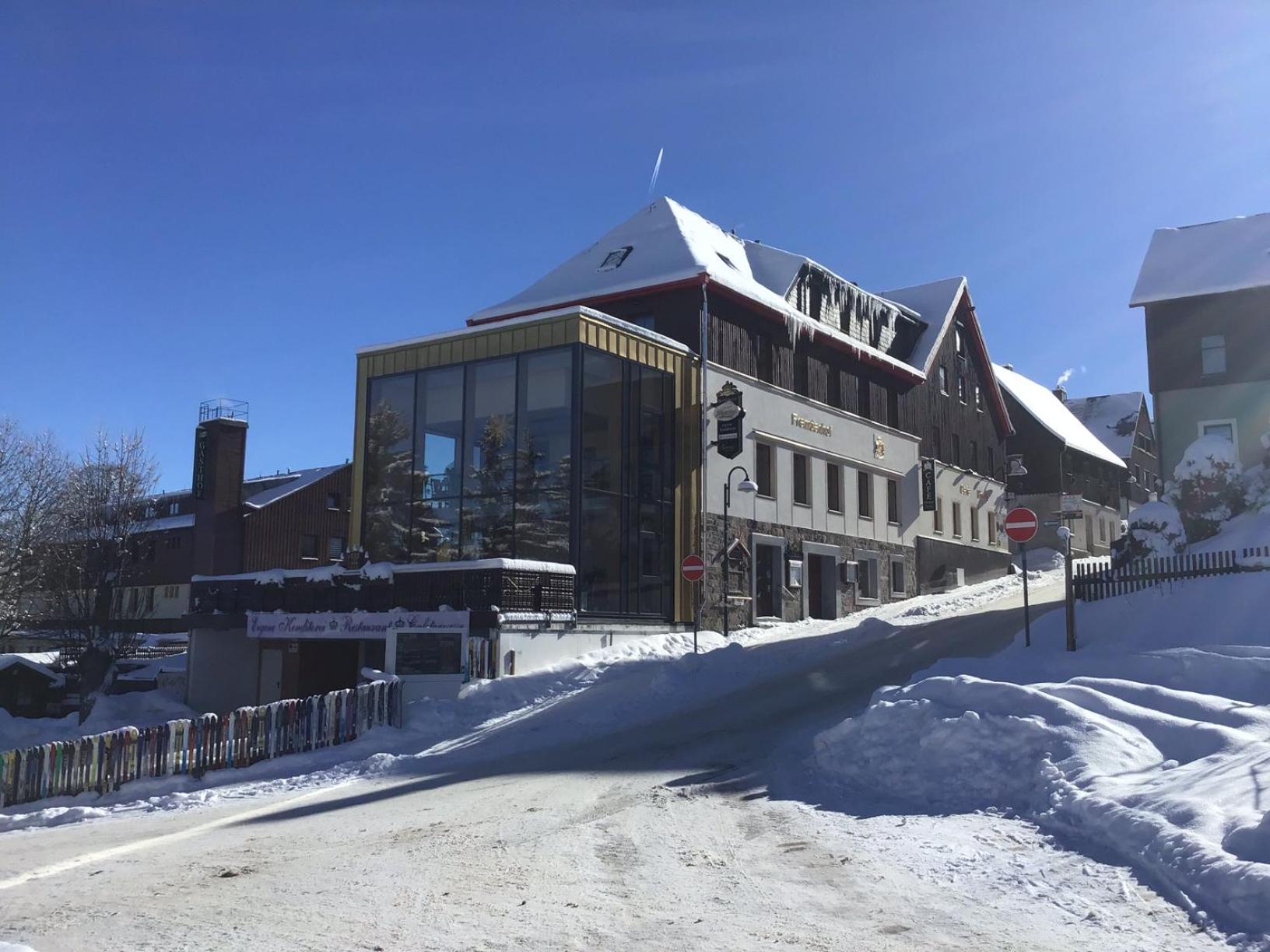Cafe Koenig Hotell Oberwiesenthal Eksteriør bilde